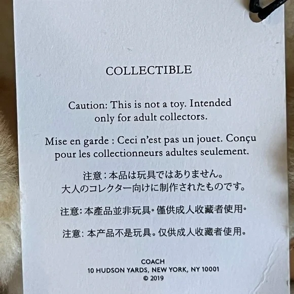 C7059 - Coach Ski Bear Collectible in Signature Shearling - Picture 8 of 9